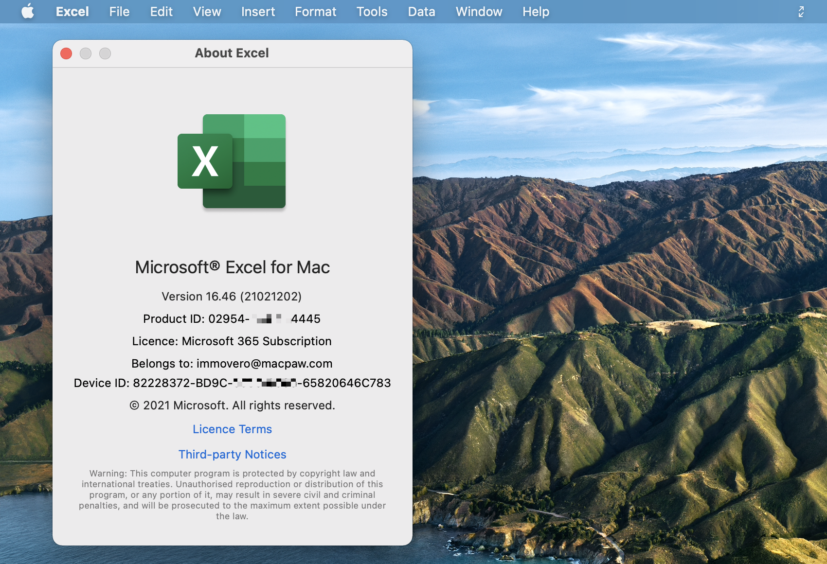 microsoft check for updates mac